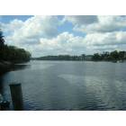 Augusta: The Savannah River Looking North, From The Riverwalk Amphitheater 9-22-2007