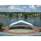 Augusta: Atop The Riverwalk Amphitheater Looking At The Savannah River 9-22-2007