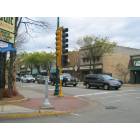 Antioch: Downtown - Corner of Lake street looking north up Main street