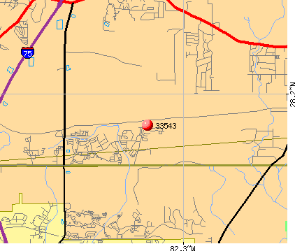 Wesley Chapel Zip Code Map - Map of world