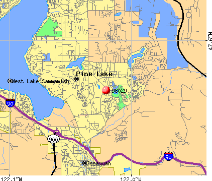 Zip Code Map For Issaquah Wa - United States Map