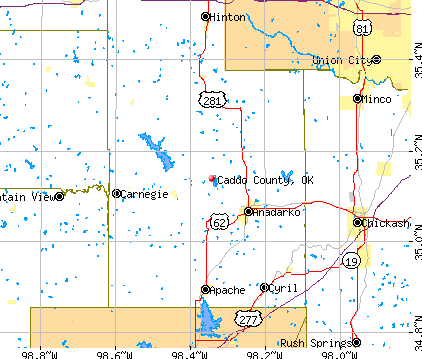 Caddo County Ok Wall Map Satellite Basic Style By Mar - vrogue.co