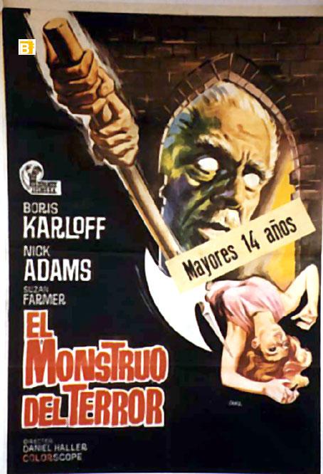 MONSTRUO DEL TERROR, EL - 1965Dir DANIEL HALLERCast: BORIS KARLOFFNICK ...