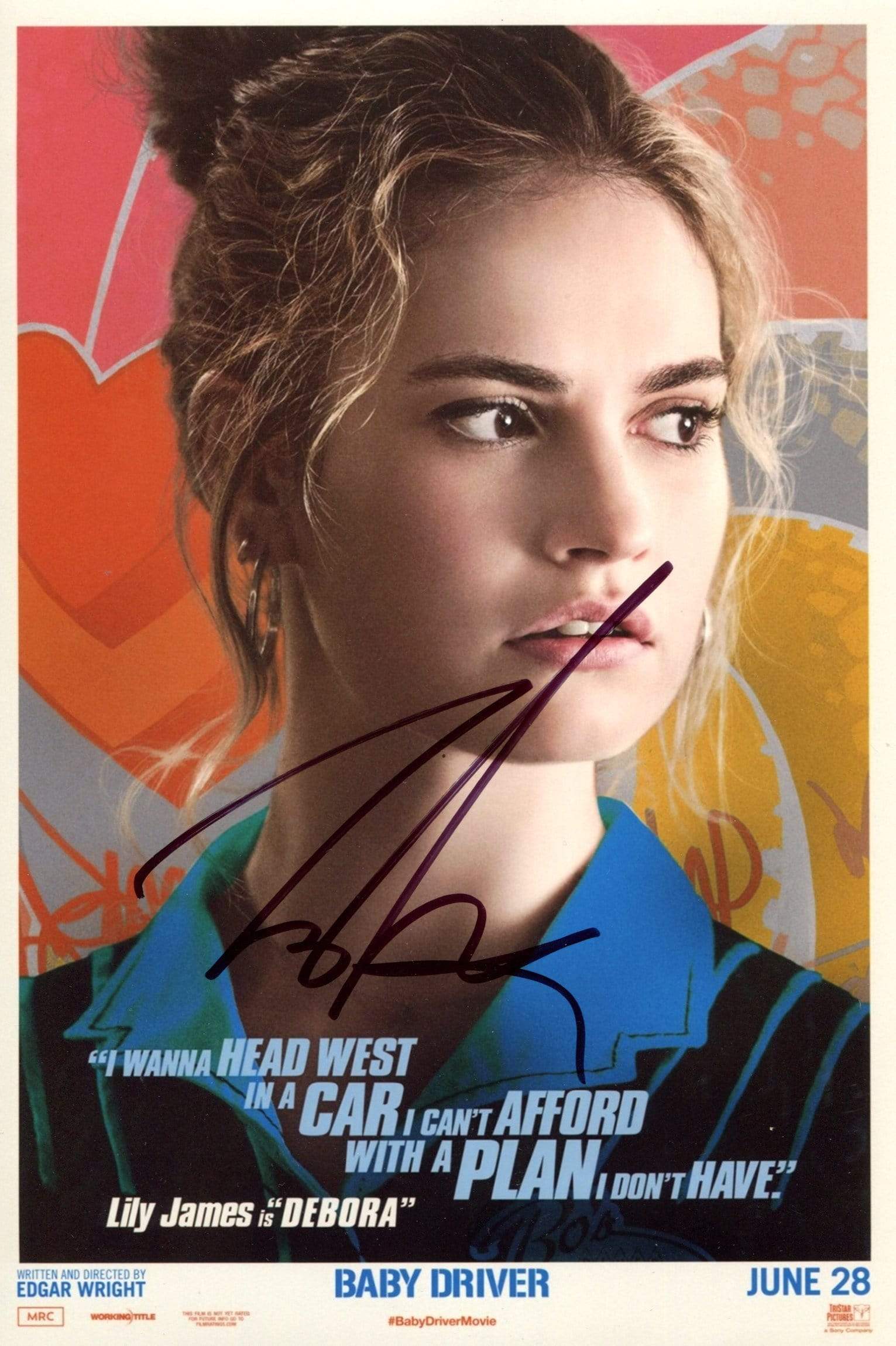 Lily James Autograph | signed photographs James, Lily photographs ...