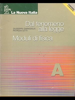 Immagine del venditore per dal fenomeno alla legge - Moduli di fisica A venduto da Librodifaccia