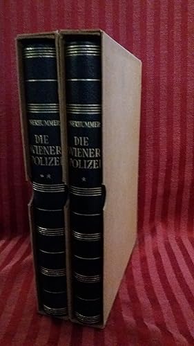 Bild des Verk�ufers f�r Die Wiener Polizei : Neue Beitr�ge zur Geschichte d. Sicherheitswesens in den L�ndern der ehem. �sterr.-ungar. Monarchie ; [200 Jahre Sicherheit in �sterreich]. Band 1 + Band 2 (jeweils im Schuber) zum Verkauf von Buchhandlung Neues Leben