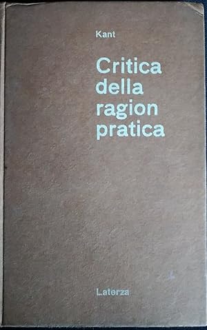 Immagine del venditore per Critica della ragion pratica venduto da librisaggi