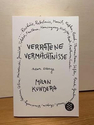 Bild des Verk�ufers f�r Verratene Verm�chtnisse : Neun Essays zum Verkauf von Buchhandlung Neues Leben