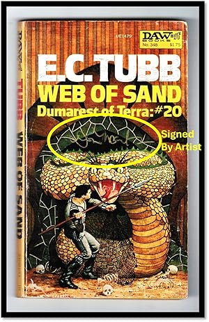 Seller image for Web of Sand (Dumarest of Terra, #20) [Signed by Cover Artist Don Maitz] for sale by Blind-Horse-Books (ABAA-FABA-IOBA)