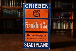 Bild des Verk�ufers f�r Verkehrsangaben, Sehensw�rdigkeiten und Strassenverzeichnis zum Grieben-Stadtplan Frankfurt (Main) kl. Ausgabe. zum Verkauf von G�ppinger Antiquariat