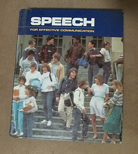 9780153195815: Speech for Effective Communication