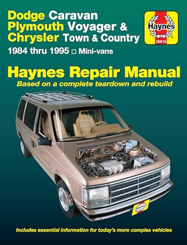 Stock image for Dodge Caravan, Plymouth Voyger, and Chrysler Town & Country Repair Manual, 1984 thru 1995, Mini-vans for sale by HPB-Emerald