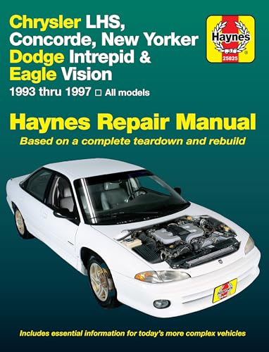 Stock image for Chrysler LHS, Concorde, New Yorker Dodge Intrepid & Eagle Vision 1993 thru 1997, All Models (Haynes Repair Manual) for sale by HPB Inc.