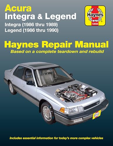 Stock image for Acura Integra (1986-1989) & Legend (1986-1990) Haynes Repair Manual (USA) for sale by HPB-Movies