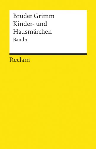 Beispielbild f�r Kinder- und Hausm�rchen: Originalanmerkungen, Herkunftsnachweise, Nachwort: BD 3 zum Verkauf von medimops