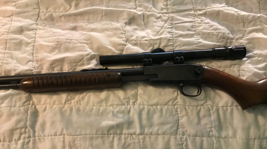 Pump Action 22 Magnum Rifle