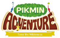 The logo for the Pikmin Adventure attraction in Nintendo Land.