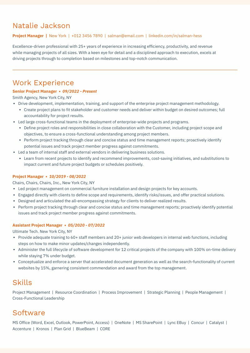 White Minimalist ATS Resume