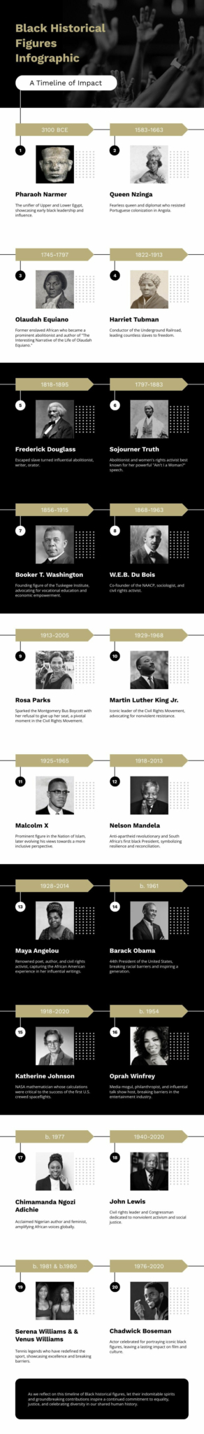 Black Historical Figures Infographic