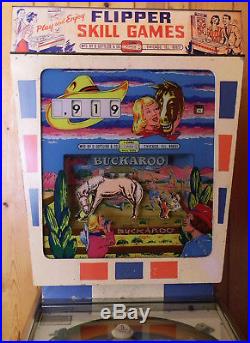 1965 Buckaroo Gottlieb Pinball Machine- Excellent Condition, Quality Restoration