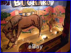 1965 Buckaroo Gottlieb Pinball Machine- Excellent Condition, Quality Restoration