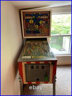 1974 Big Show Pinball Machine