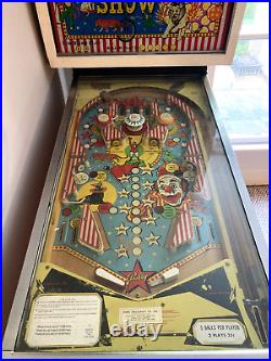 1974 Big Show Pinball Machine