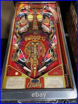 1978 Bally Mata Hari Pinball Machine Classic Leds Plays Great