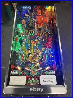 1998 Monster Bash Pinball Machine Professional Techs Leds Works Great