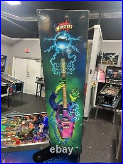 1998 Monster Bash Pinball Machine Professional Techs Leds Works Great