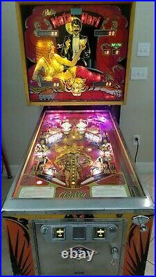 Mata Hari Pinball Machine Original1978 Vintage Bally LED Upgraded Just Serviced