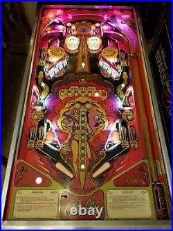 Mata Hari Pinball Machine Original1978 Vintage Bally LED Upgraded Just Serviced