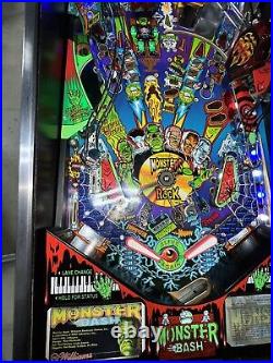 Monster Bash Pinball Machine By Williams 1998 Free Shipping LEDS Original