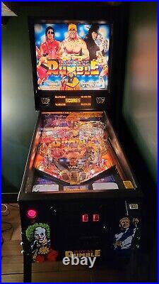 Wwf / Wwe Royal Rumble Pinball Machine Fully Restored Data East