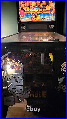 Wwf / Wwe Royal Rumble Pinball Machine Fully Restored Data East