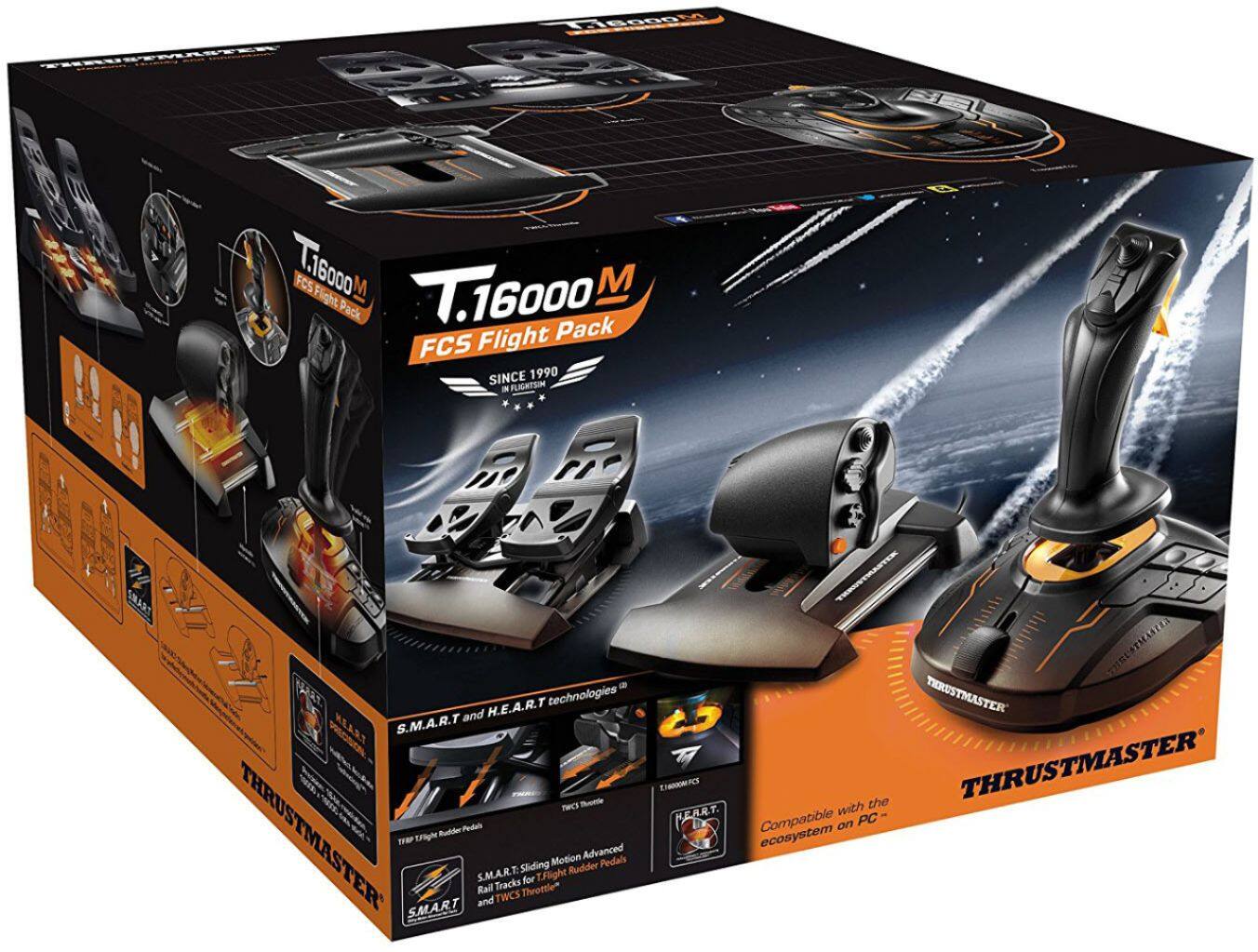 Best Buy: Thrustmaster T.16000M FCS Flight Pack Black 2960782