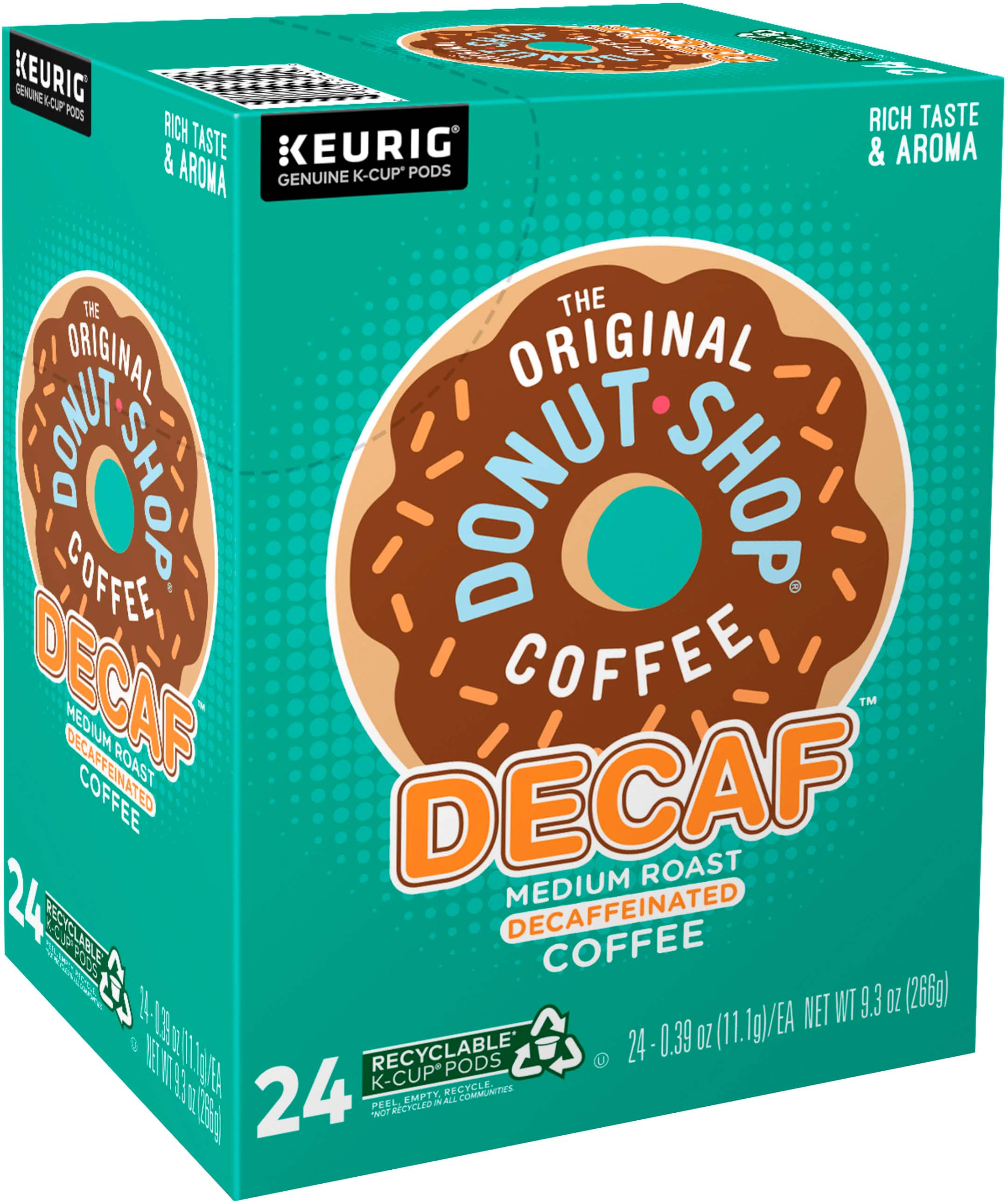 The Original Donut Shop Decaf Keurig Single-Serve K-Cup Pods, Medium ...