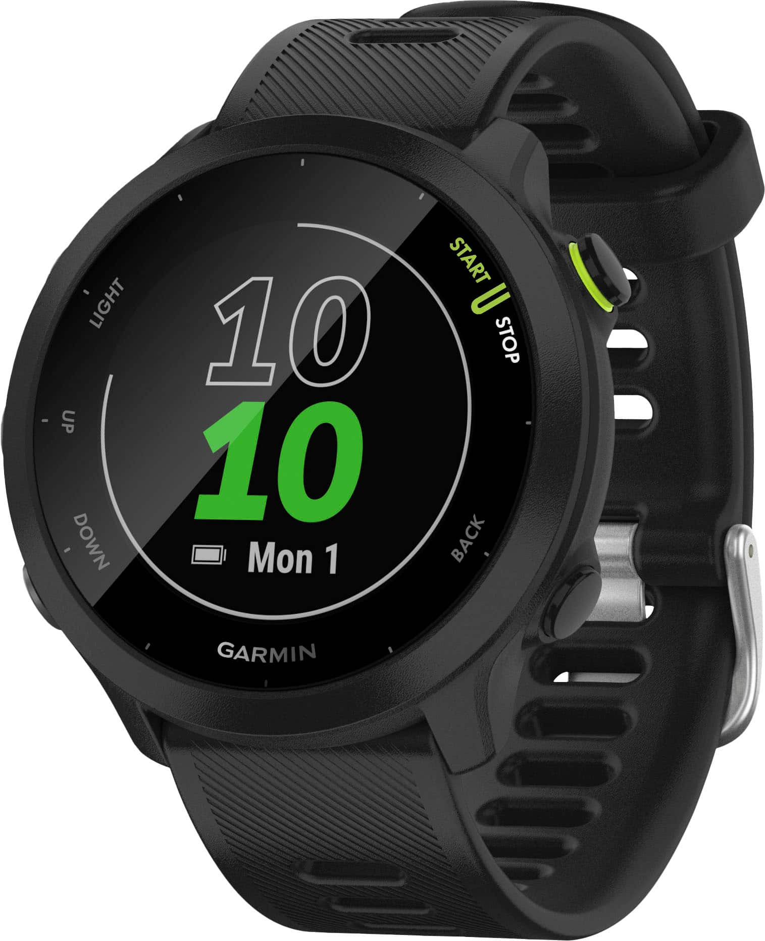 Customer Reviews: Garmin Forerunner 55 GPS Smartwatch 42mm Fiber ...