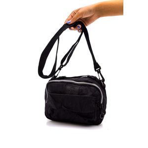 Bolsa Transversal Feminina Crinkle Up4you Be60148up Preto