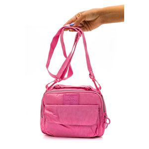 Bolsa Transversal Feminina Crinkle Up4you Be60148up Rosa