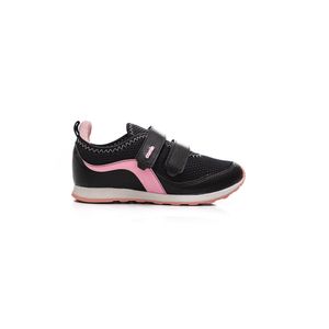 Tênis Camin Casual Juvenil Menina Velcro 2734-51 Preto