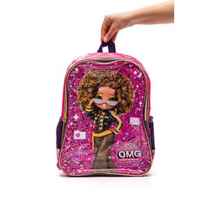 Mochila De Costas Luxcel Infantil Menina Lol Omg - Is39831og Pink