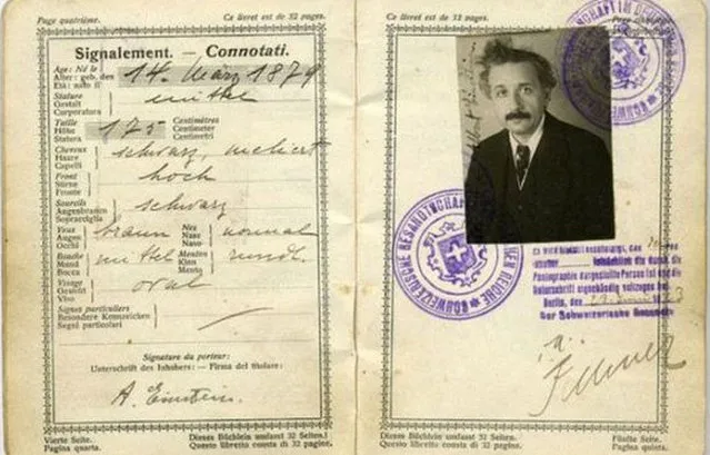 Passport Photos of Iconic Figures in History