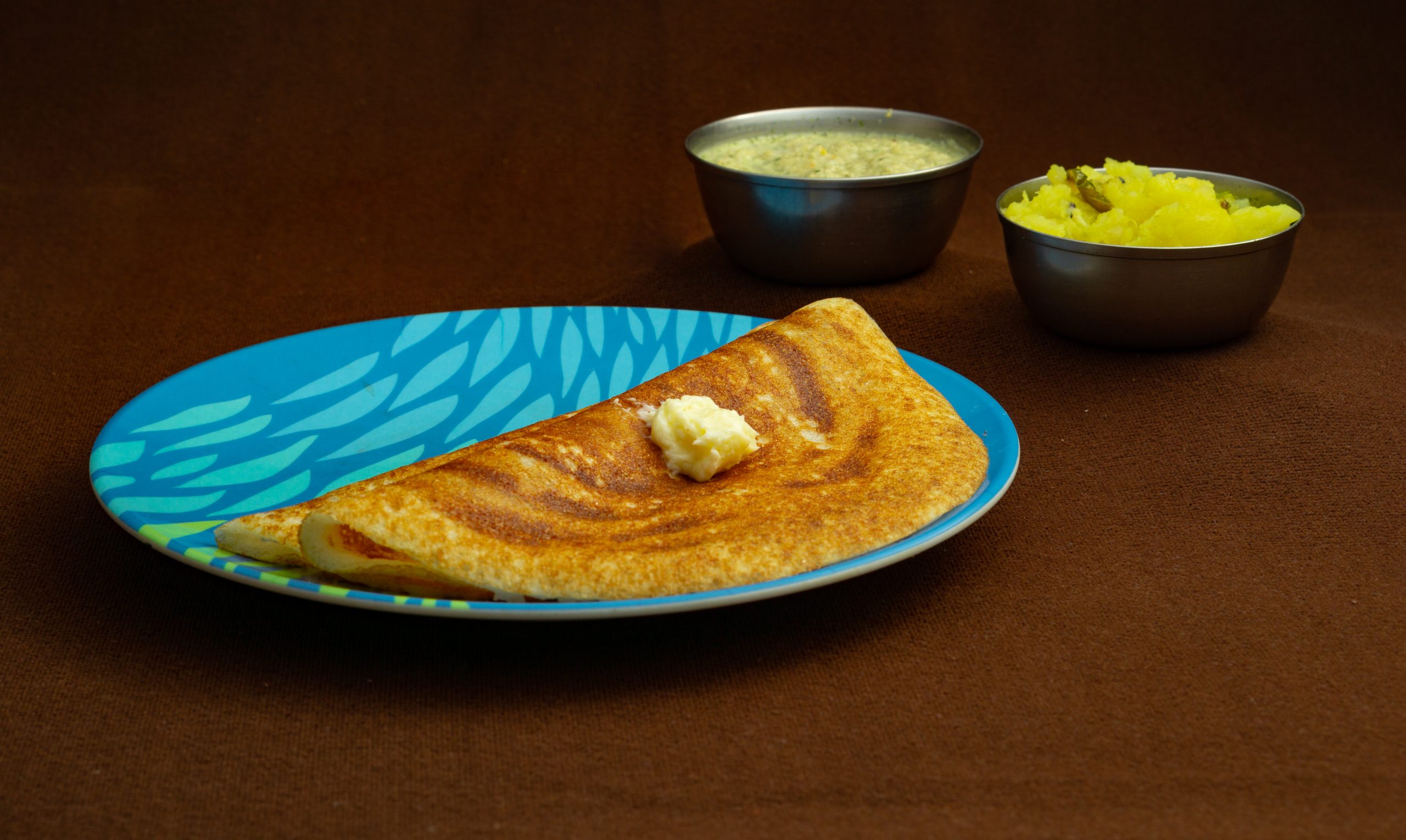 Masala Dosa with Butter