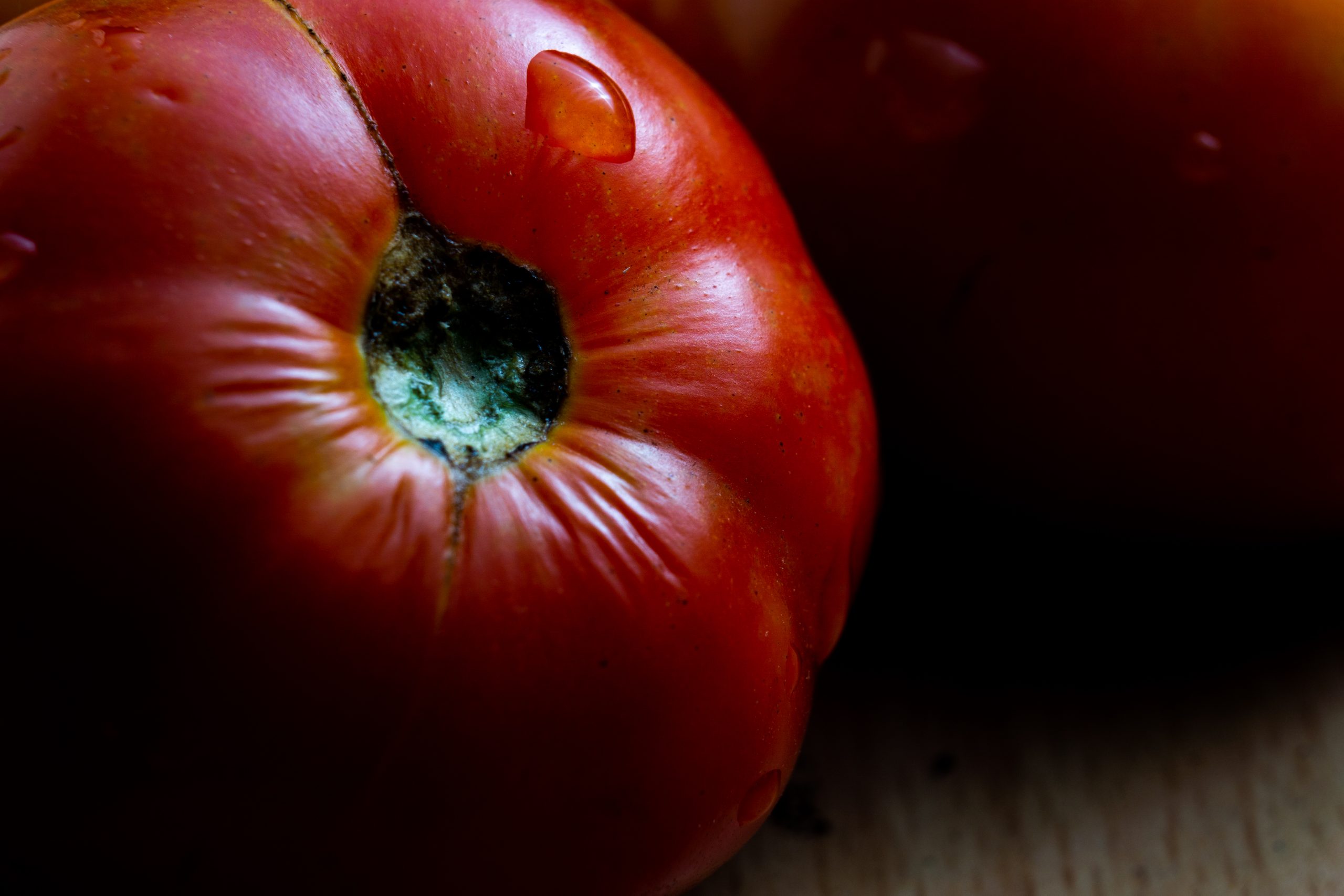 Tomato in the Table on Focus