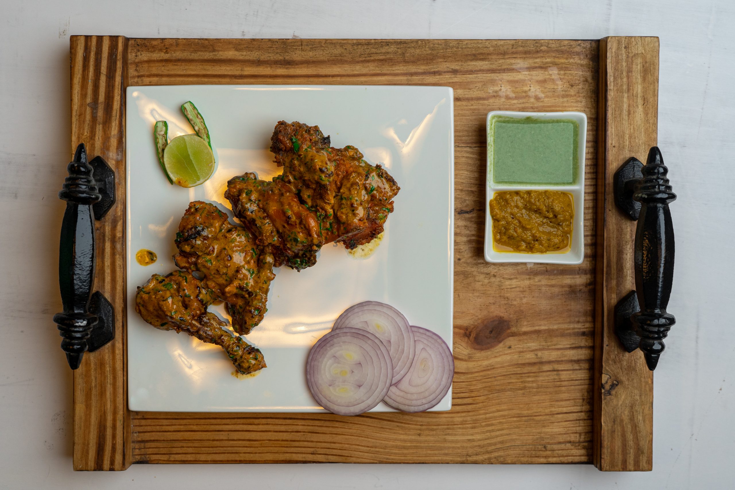 Delicious Indian flavoured chicken.