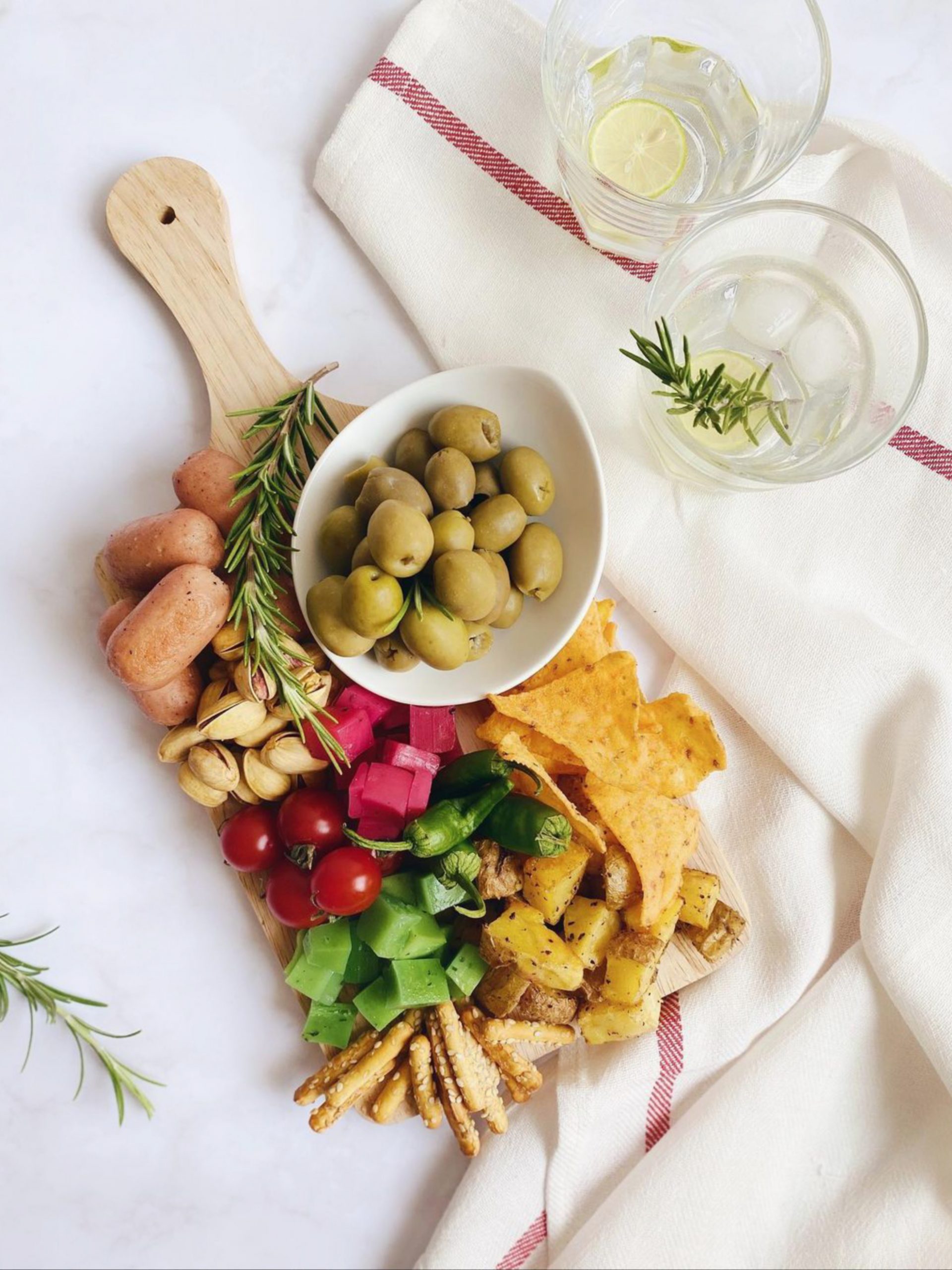 Vegetable fruits in tray