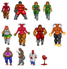 Doom Guy Sprite Sheet