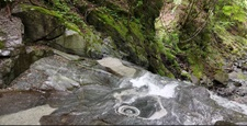 [Aerial view] Fresh green waterfall, Matosama, Droney