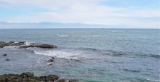 (Shizuoka Prefecture) Omaezaki beach (zoom in)